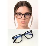 LUNE EYEWEAR JANE MAVİ IŞIK KORUMALI SİYAH GÖZLÜK