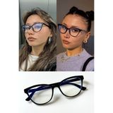 LUNE EYEWEAR MANİFEST HİLAL CAT EYE MAVİ IŞIK KORUMALI GÖZLÜK