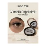 Lune Takı Steel MIKNATISLI KİRPİK GÜNLÜK APARAT HEDİYELİ