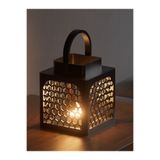 Lunera Accessories Fener Mumluk | 3D Baskı El Yapımı Dekoratif Fener | Modern ve Şık Ev Dekoru
