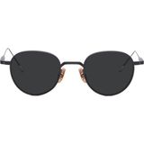 Lunetterie Generale Cafe Racer Black Grey Gümüş Metal Unisex Güneş Gözlüğü - 50