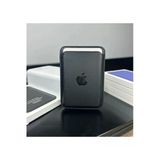 Lunex Case İphone Magsafe Animasyonlu Orijinal Deri Kartlık Cüzdan Tüm Modellerle Uyumlu - Siyah