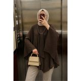 Lunfia Uzun Kuşaklı Salaş Tunik - K. Kahve