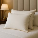 Lunga Vita %100 Has Yün Yastık 50X70 Dış Kumaş %100 Pamuklu - 50 x 70 cm - Krem