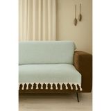 Lunga Vita Başak Desen Dokuma %100 Pamuklu Çok Amaçlı Pike Koltuk Örtüsü 180X230 - 180 x 230 cm - Yeşil