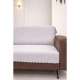 Lunga Vita Çita Koltuk Örtüsü Lüks Keçeli Alt Kumaş Kaymaz Koltuk Örtüsü 175X220 Oturma Yeri ve Sırtını Kapatır - 90 x 210 cm - Gri