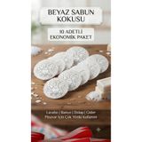 Lunihome Beyaz Sabun Kokusu 10 Adet Lavabo Banyo Dolap Gider Pisuvar Süzgeci Beyaz Sabunlu Koku Giderici