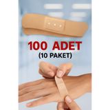 Lunimed Bez Yara Bandı 10'lu 10 Paket 100 Adet Pratik Kullanımlı