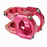 Lunje Alüminyum 31,8Mm Mtb Freeride Gidon Boğazı Bisiklet Gidon Boğazı Pink Gold Çift Renk Boğaz
