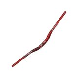 Lunje Kırmızı Bisiklet Alüminyum Gidon 780mm 31,8mm Bisiklet Direksiyon Kırmızı