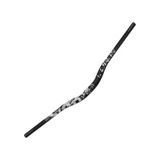 Lunje Siyah Bisiklet Alüminyum Gidon 780mm 31,8mm Bisiklet Direksiyon Siyah