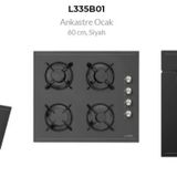 Luno Siyah Trio Ankastre Set
