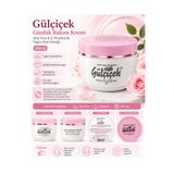 lunoria beauty Gülçiçek Aloe Vera ve E Vitaminli Günlük Bakım Kremi 300 ml - Yoğun Nemlendirici El ve Yüz Kremi