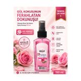 lunoria beauty Gülçiçek Rose Gül Kokulu Kolonya 150 ml Sprey Başlıklı