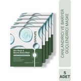 Lunova Kağıt Maske | Canlandırıcı, Bariyer Güçlendirici ve Yoğun Nemlendirici Milk Therapy Serisi Maske 20 ml (5 Adet)