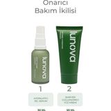 Lunova Skin Lunova Onarıcı Bakım İkilisi | Nemlendirici Aydınlatıcı Besleyici Ve Dolgunlaştırıcı Jel Serum Ve Krem Cilt Bakım Seti