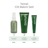 Lunova Yoğun Nemlendirici Bariyer Güçlendirici Cilt Bakım Seti | Peptit Serum - Krem - Lip Balm İçeren Set