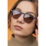 LUNOX (161) Lucia Mat Lacivert Polarize Unisex Güneş Gözlüğü Lacivert Mat