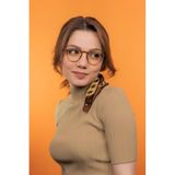 LUNOX (182) Lucia Capucino Unisex Bilgisayar Ekran Gözlüğü Parlak Cappucino