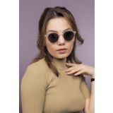 LUNOX (195) Carlo Mat Kristal Unisex Güneş Gözlüğü Mat Kristal