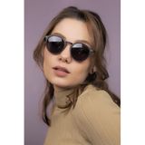 LUNOX (198) Carlo Mat Siyah Unisex Güneş Gözlüğü (Polarize) Mat Siyah