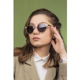 LUNOX (242) Caprina Kristal Unisex Güneş Gözlüğü Kırmızı