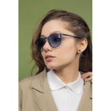 LUNOX (248) Caprina Mavi Unisex Güneş Gözlüğü Parlak Mavi