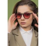LUNOX (249) Caprina Mat Siyah Unisex Güneş Gözlüğü Mat Siyah