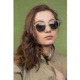 LUNOX (278) Mithra Mat Kristal Polarize Unisex Güneş Gözlüğü Mat Kristal