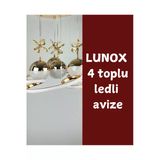 Lunox 4 Toplu Taşlı Led Avize
