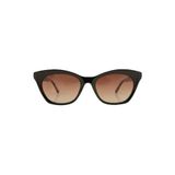 LUNOX (451) Grace Cat Eye Kadın Güneş Gözlüğü Siyah Kahve