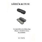 LUNOX (571) Gözlük Koruma Kutusu Füme