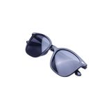 LUNOX (600) Mithra Unisex Siyah Polarize Güneş Gözlüğü Siyah