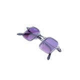 LUNOX (634) Metal Unisex Uv Korumalı Güneş Gözlüğü Mor