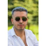 LUNOX (665) Aldebaran Gold Erkek Güneş Gözlüğü SİYAH