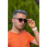 LUNOX (674) Castor Siyah Erkek Güneş Gözlüğü Siyah