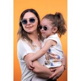 LUNOX (688) Anne Kız Çocuk Kombin Kristal Güneş Gözlüğü Kristal