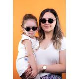 LUNOX (690) Anne Kız Kombin Siyah Güneş Gözlüğü Siyah