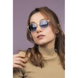 LUNOX (751) Niobe Kristal Degrade Mavi Unisex Güneş Gözlüğü Parlak Kristal
