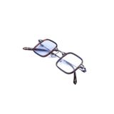 LUNOX (764) Metal Unisex Uv Korumalı Güneş Gözlüğü Mavi