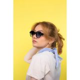 Lunox Evan Unisex Güneş Gözlüğü - Siyah - Açık Yeşil