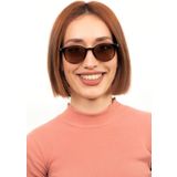 Lunox Kalf Kahve Unisex Kemik Güneş Gözlüğü