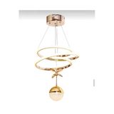 Lunox Kaos-1Gd/Tek Toplu Taşlı Led Avize