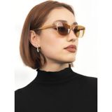 Lunox Lagertha Krem - Kahve Cateye Kadın Güneş Gözlüğü