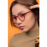 Lunox Lucia Kırmızı Unisex Bilgisayar Ekran Gözlüğü