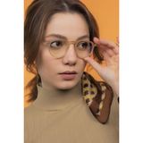 Lunox Lucia Mat Krem Unisex Bilgisayar Ekran Gözlüğü