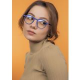 Lunox Lucia Mat Mavi Unisex Bilgisayar Ekran Gözlüğü ( Siyah Sap )