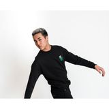 Luo Camp Sweatshirt 02 - Black Erkek Eşofman Üst - 010 - Siyah - 2XL
