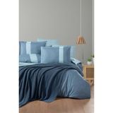Luoca Patisca Maxwell Çift Kişilik Yatak Örtülü Nevresim Takımı Turkuaz - 200 x 220 cm