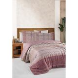Luoca Patisca Ranforce Çift Kişilik Nevresim Takımı Efonte Tıle - 200 x 220 cm - Kiremit